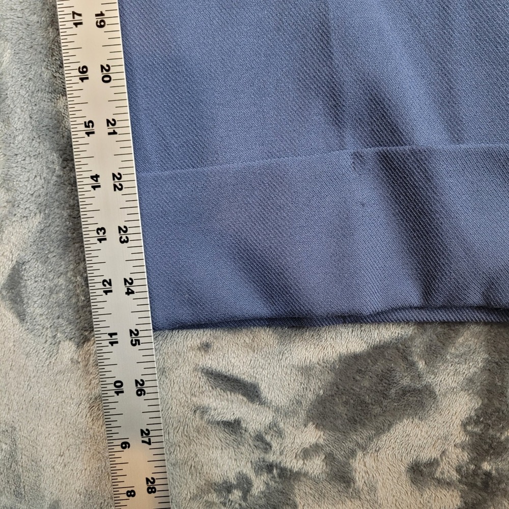 Loft Outlet Slate Blue High Rise Wide Leg Petite Cuffed Trousers Pants 6P NEW - Picture 9 of 9